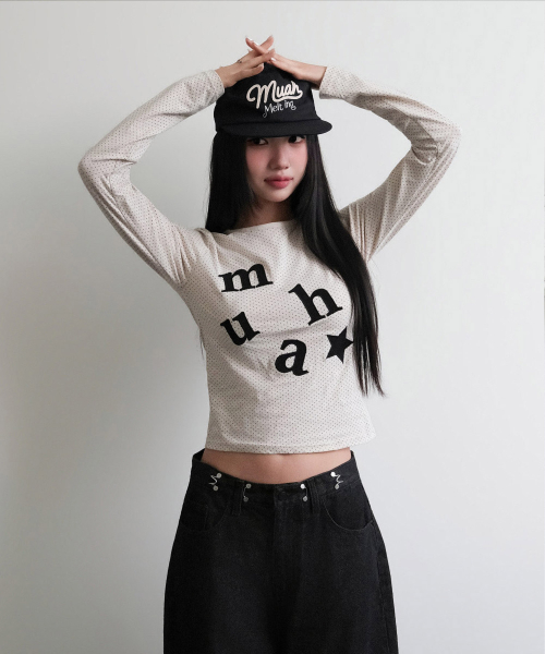 LETTERING MUAH SNAPBACK [BLACK]