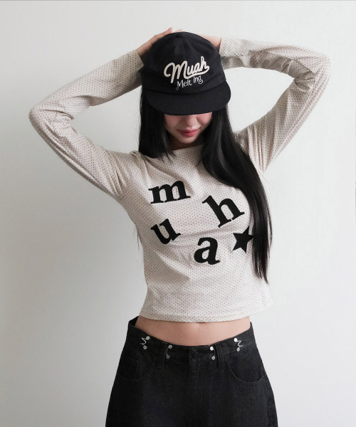 LETTERING MUAH SNAPBACK [BLACK]
