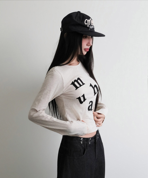 LETTERING MUAH SNAPBACK [BLACK]