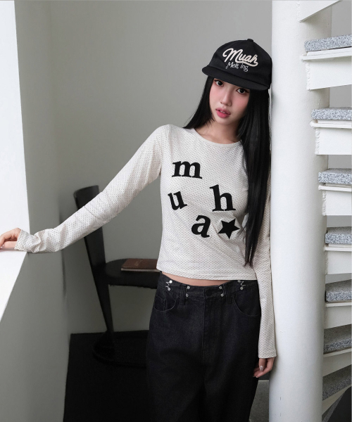LETTERING MUAH SNAPBACK [BLACK]