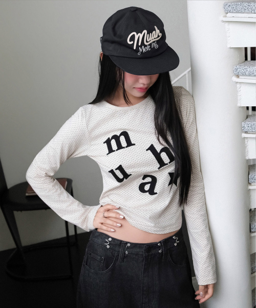 LETTERING MUAH SNAPBACK [BLACK]