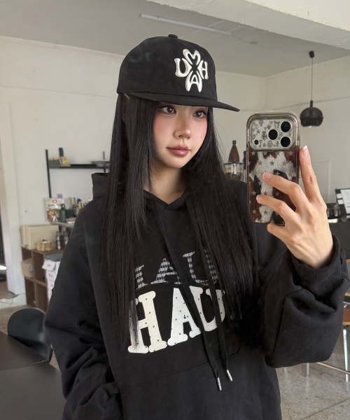 EMBROIDERY LOGO SNAPBACK [BLACK]