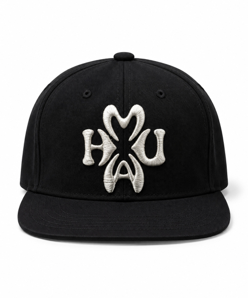 EMBROIDERY LOGO SNAPBACK [BLACK]