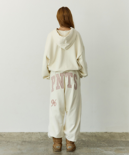 PNTS Soft Zip-up Hoodie (IVORY)