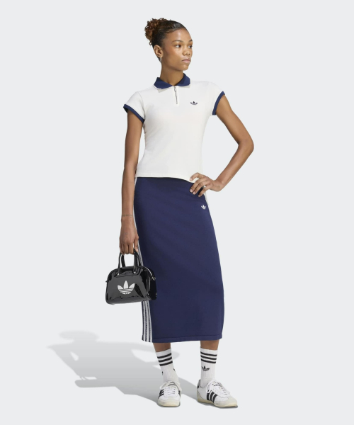KNIT SKIRT NINDIG/WHITE