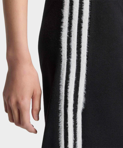 KNIT SKIRT BLACK/WHITE
