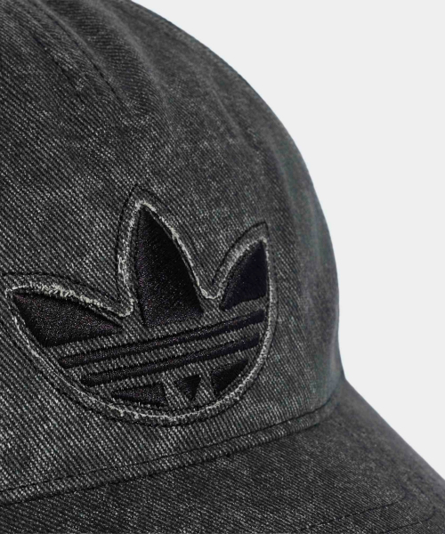 DENIM CAP BLACK