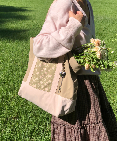 Classic fabric bag_vintage rose