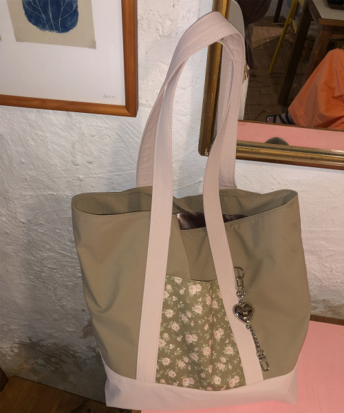 Classic fabric bag_vintage rose