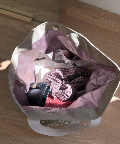 Classic fabric bag_vintage rose