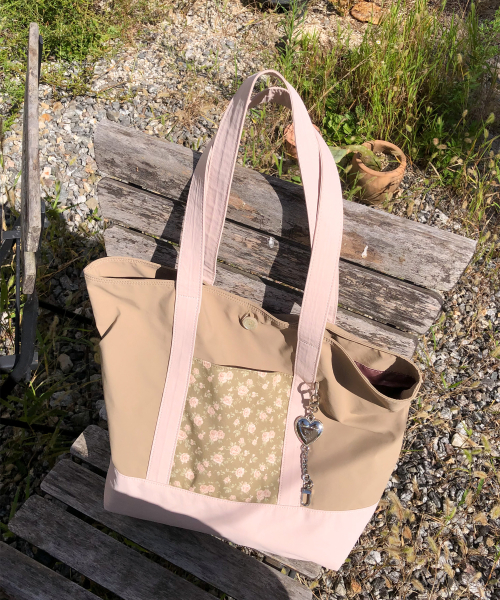 Classic fabric bag_vintage rose