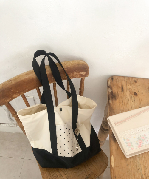 Classic fabric bag_heart