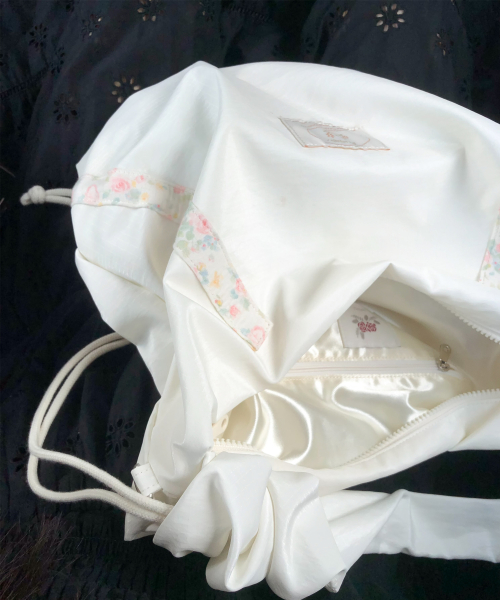 Floweret wrinkle bag_flora