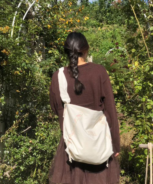 Floweret wrinkle bag_flora