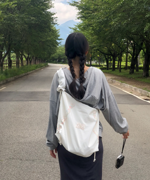 Floweret wrinkle bag_flora
