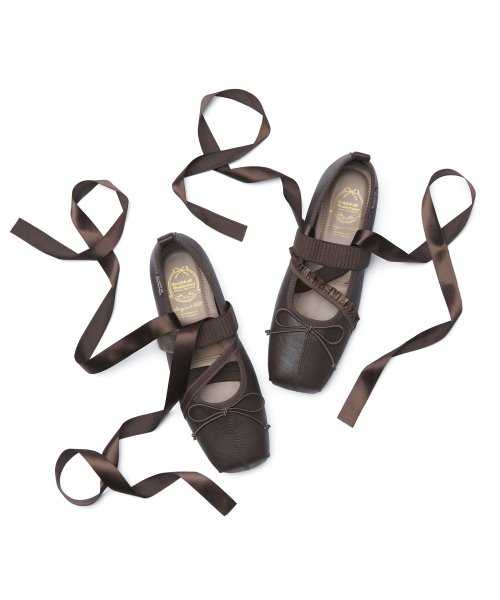 BANDING BALLET FLATS(LEATHER) - 4 colors