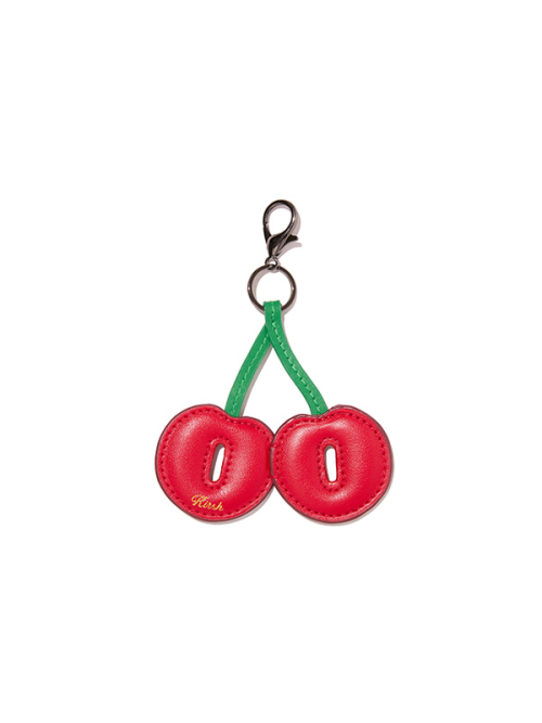 CHERRY GLASSES HOLDER KEYRING(RED)