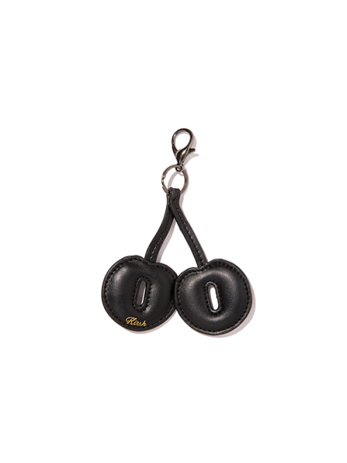 CHERRY GLASSES HOLDER KEYRING(BLACK)