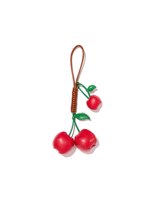 CHERRY BAG CHARM(RED)