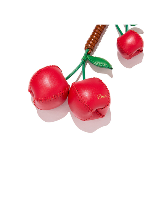 CHERRY BAG CHARM(RED)