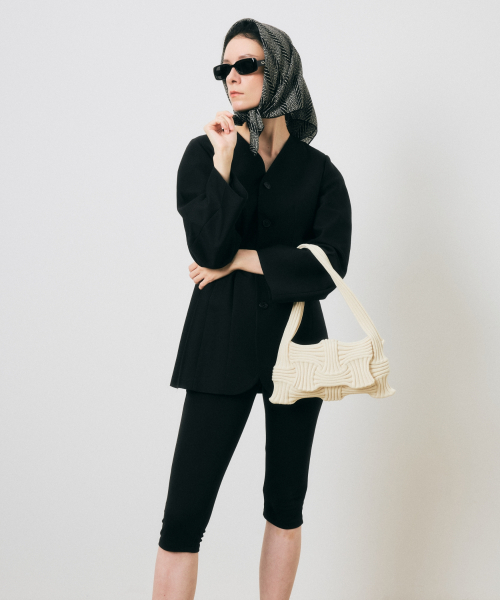 Bow Flap Bag Ivory