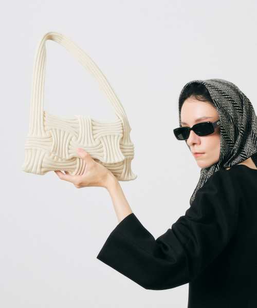 Bow Flap Bag Ivory