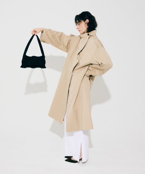 Bow Flap Bag Black