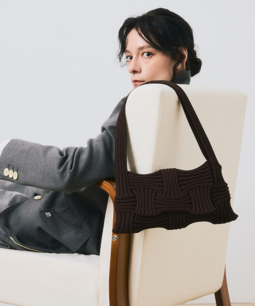 Bow Flap Bag Deep Brown