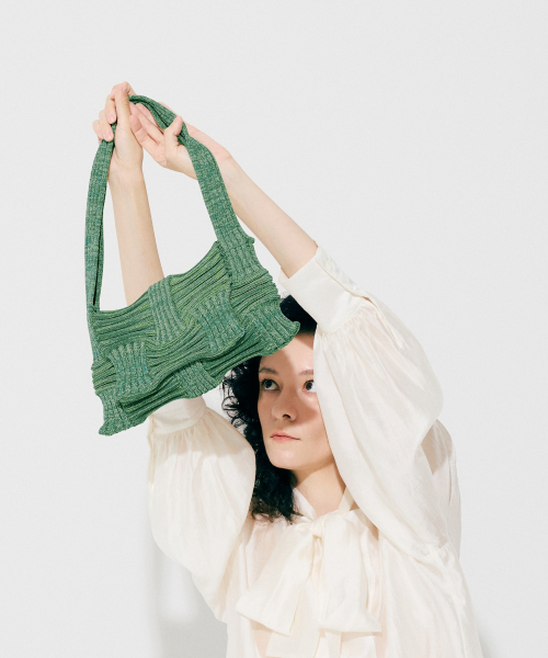 Bow Flap Bag Water Lilies