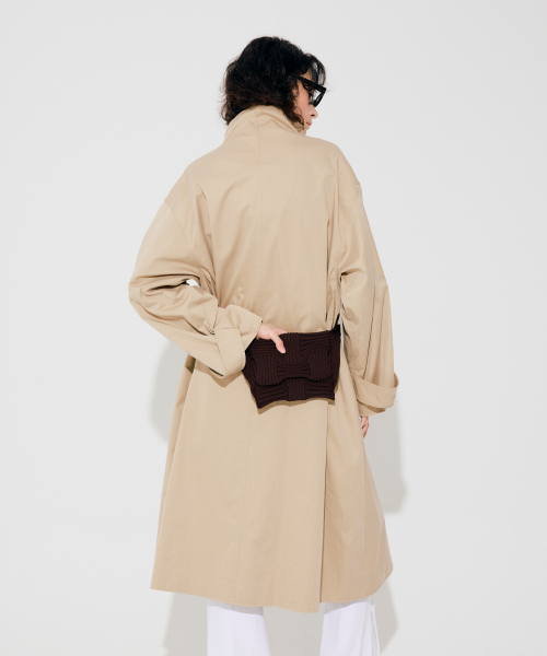 Bow Crossbody Bag Deep Brown