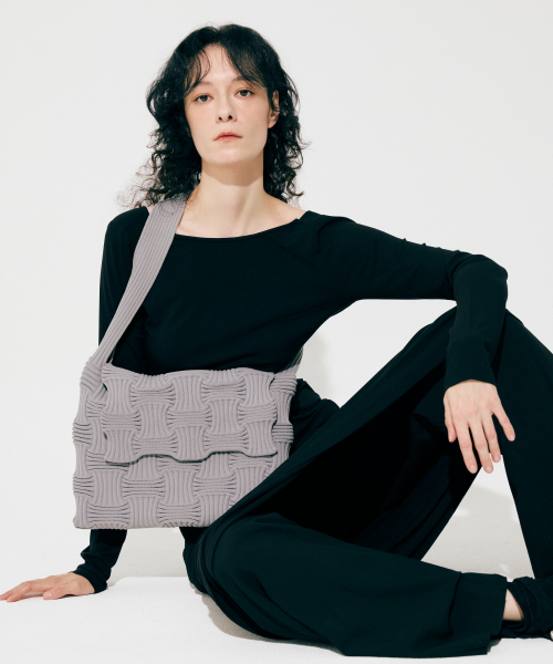Bow Cross Bag Gray