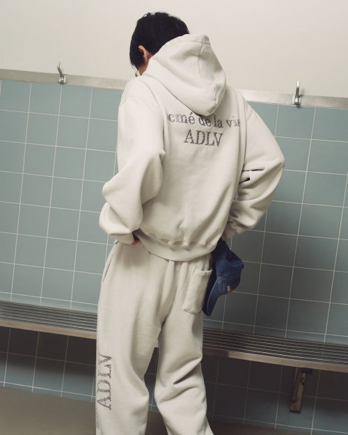 NOISY EMBO BASIC LOGO NAPPING HOODIE
