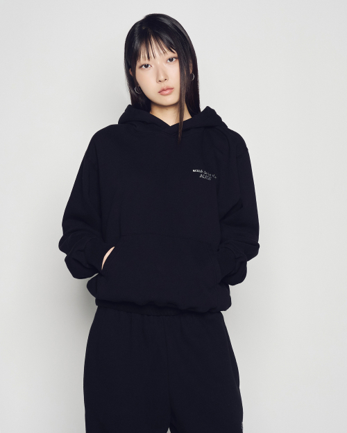 NOISY EMBO BASIC LOGO NAPPING HOODIE