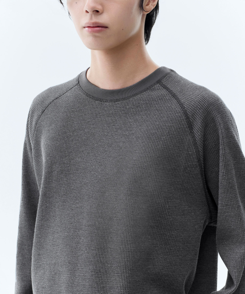 [시티 레저] 와플 긴소매 티셔츠