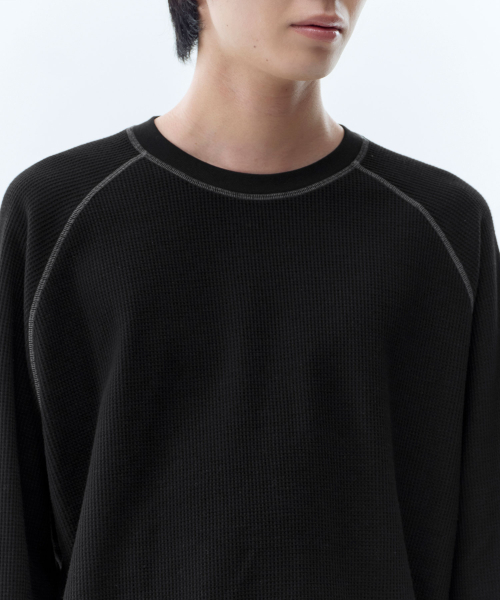 [시티 레저] 와플 긴소매 티셔츠