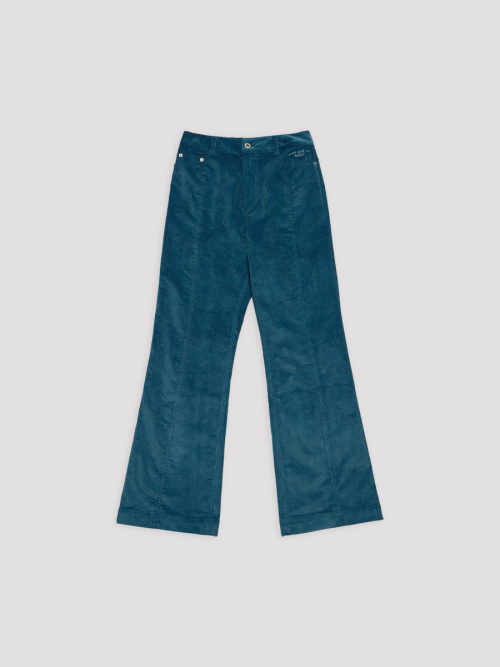 WOMAN CORDUROY BOOTS CUT PANTS