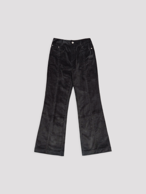 WOMAN CORDUROY BOOTS CUT PANTS