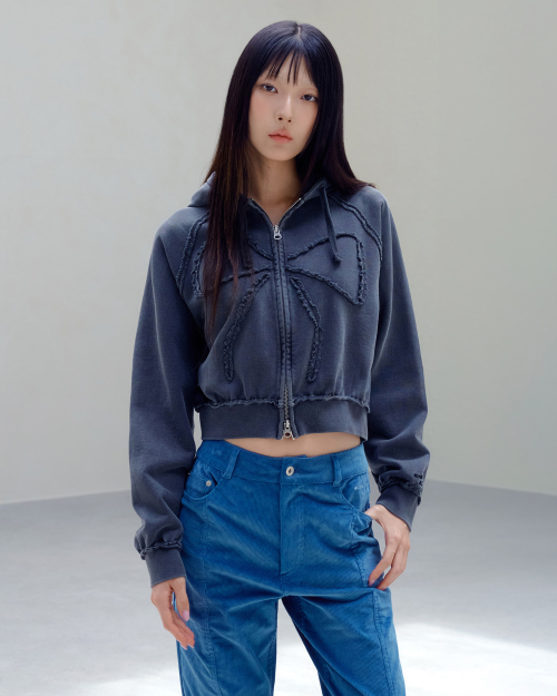 WOMAN CORDUROY BOOTS CUT PANTS