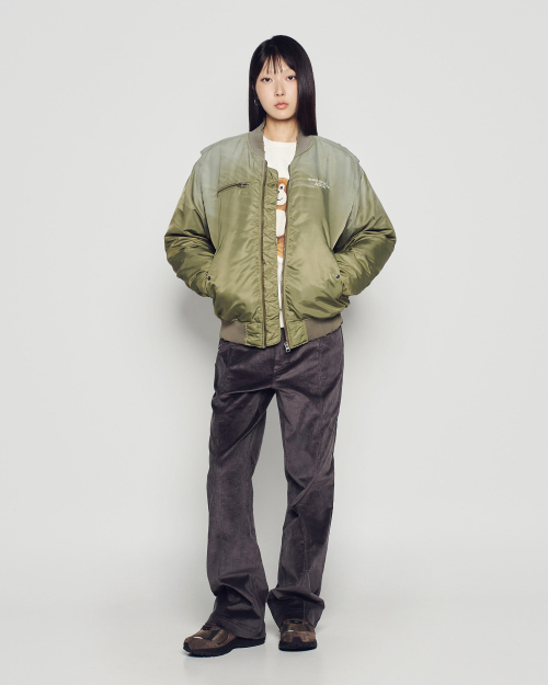 WOMAN CORDUROY BOOTS CUT PANTS