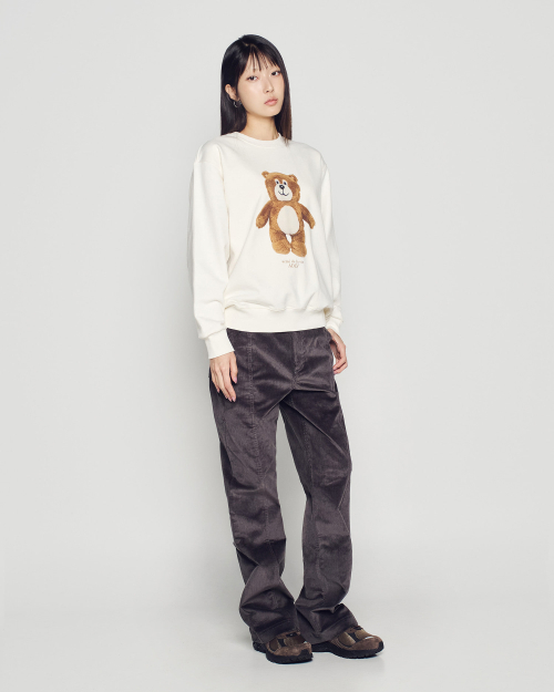 WOMAN CORDUROY BOOTS CUT PANTS