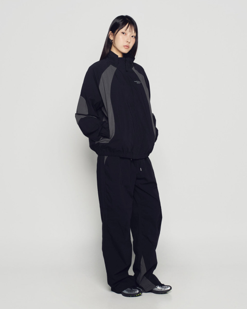 NYLON COLOR BLOCK JOGGER PANTS