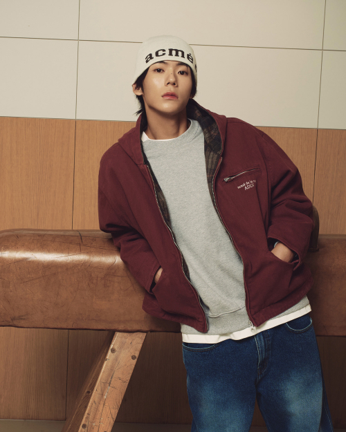 WASHED HOODIE TRUCKER JACKET