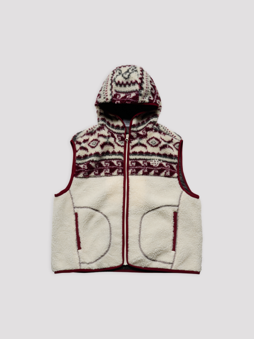 WOMAN FLEECE HOODIE VEST
