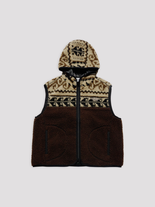 WOMAN FLEECE HOODIE VEST