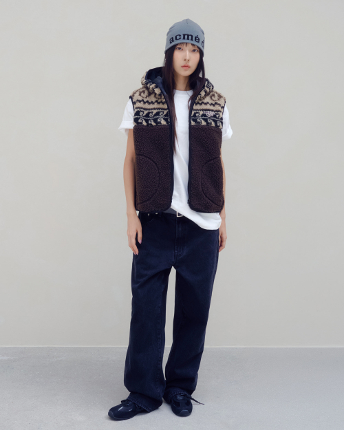 WOMAN FLEECE HOODIE VEST