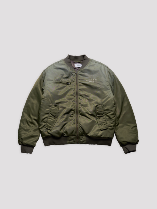 WASHED MA-1 JACKET