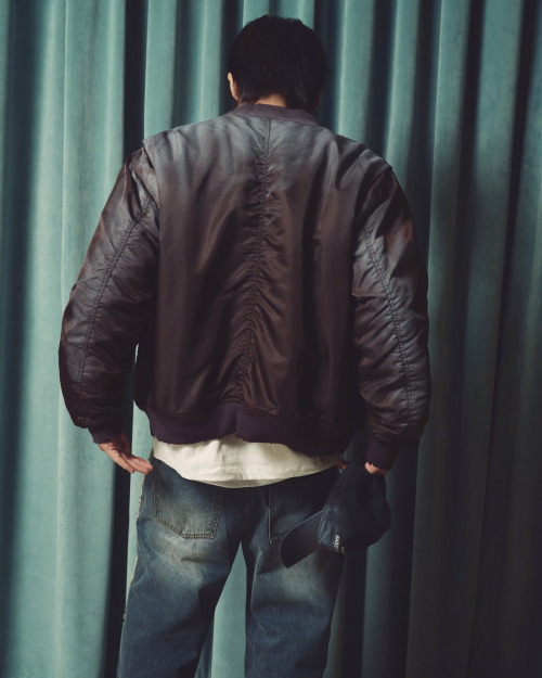 WASHED MA-1 JACKET