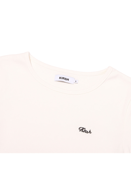 LOGO SLIM FIT LONG SLEEVE 2PACK(BLACK/WHITE)