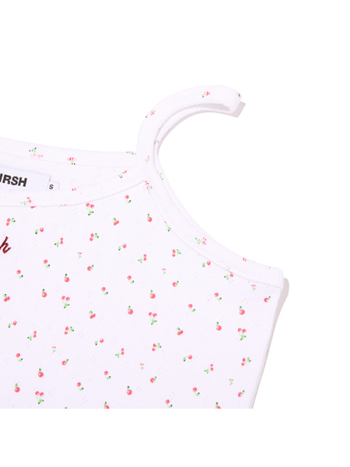POINTELLE CARDIGAN & SLEEVELESS SET(WHITE)