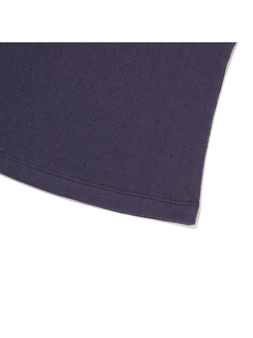 POINTELLE CARDIGAN & SLEEVELESS SET(DARK NAVY)